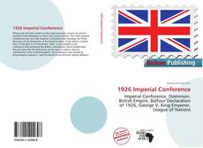 Portada del libro de 1926 Imperial Conference