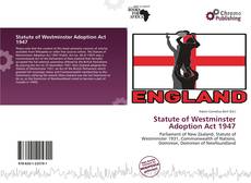 Copertina di Statute of Westminster Adoption Act 1947