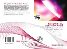 Capa do livro de Klung Wilhelmy Weberbank Award 