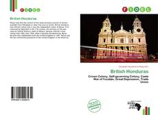 Capa do livro de British Honduras 