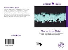 Bookcover of Maurice Ewing Medal