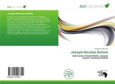 Copertina di Joseph-Nicolas Delisle