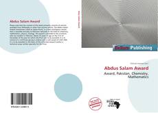 Portada del libro de Abdus Salam Award