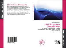 Capa do livro de 2012 Six Nations Championship 