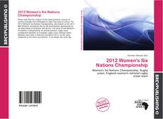 Capa do livro de 2012 Women's Six Nations Championship 