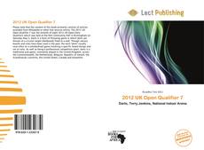 Capa do livro de 2012 UK Open Qualifier 7 