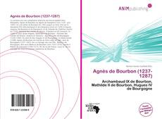 Capa do livro de Agnès de Bourbon (1237-1287) 