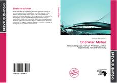 Buchcover von Shahriar Afshar