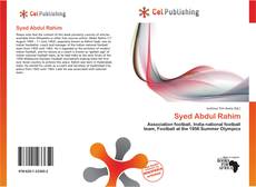 Buchcover von Syed Abdul Rahim