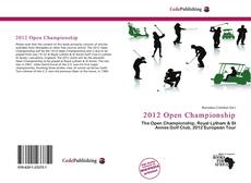 Bookcover of 2012 Open Championship