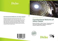 Couverture de Constitutional Reforms of Julius Caesar