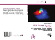 Bookcover of 2010 Open de Rennes – Singles