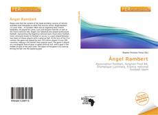 Couverture de Ángel Rambert