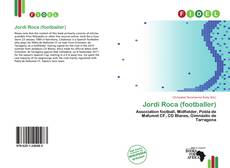 Buchcover von Jordi Roca (footballer)