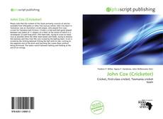 Borítókép a  John Cox (Cricketer) - hoz
