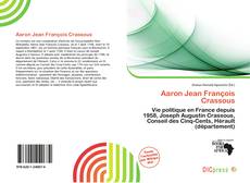 Portada del libro de Aaron Jean François Crassous