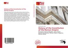 Обложка History of the Constitution of the Roman Empire