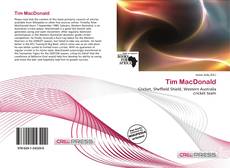 Capa do livro de Tim MacDonald 