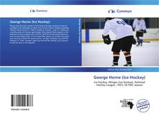 Capa do livro de George Horne (Ice Hockey) 