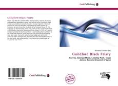 Capa do livro de Guildford Black Friary 