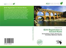 Copertina di Birth Registration in Ancient Rome