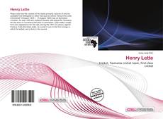 Capa do livro de Henry Lette 