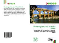 Capa do livro de Bombing of Rome in World War II 