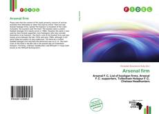 Buchcover von Arsenal firm