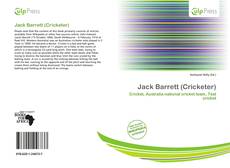 Buchcover von Jack Barrett (Cricketer)