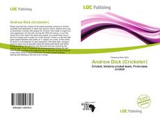 Bookcover of Andrew Dick (Cricketer)