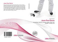 Capa do livro de Jean-Paul Denis 