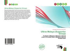 Capa do livro de Ultras Malaya (Supporter Group) 