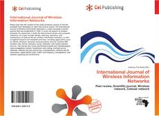 Portada del libro de International Journal of Wireless Information Networks