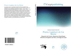 Bookcover of Pierre Lambert de La Motte