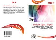 2010 SAP Open – Singles的封面