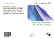 Borítókép a  Mick Malone (Cricketer) - hoz