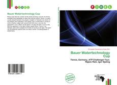 Capa do livro de Bauer Watertechnology Cup 