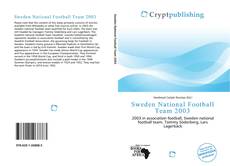 Bookcover of Sweden National Football Team 2003