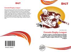 Canada Rugby League的封面