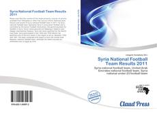 Portada del libro de Syria National Football Team Results 2011