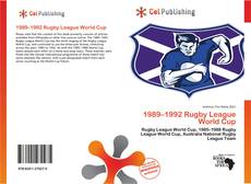 Portada del libro de 1989–1992 Rugby League World Cup