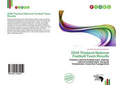 Capa do livro de 2006 Thailand National Football Team Results 