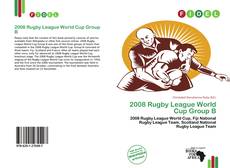 Capa do livro de 2008 Rugby League World Cup Group B 