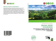 Capa do livro de Sturton, North Lincolnshire 