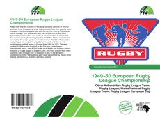 Обложка 1949–50 European Rugby League Championship