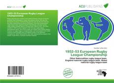 Copertina di 1952–53 European Rugby League Championship