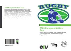 Capa do livro de 2003 European Nations Cup 