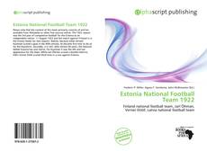 Estonia National Football Team 1922的封面