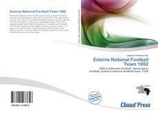 Bookcover of Estonia National Football Team 1992