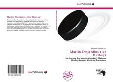 Capa do livro de Martin Desjardins (Ice Hockey) 